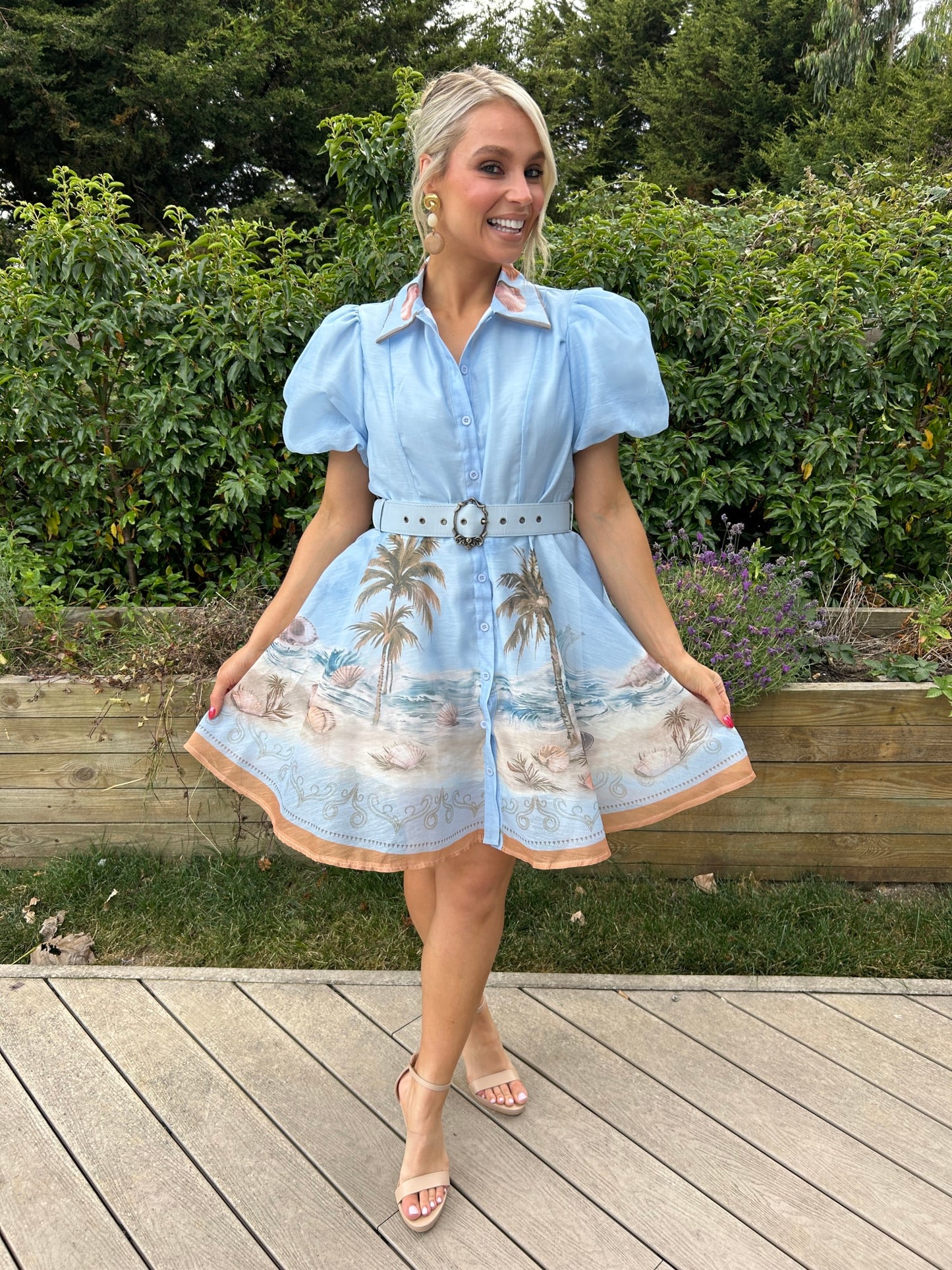 Saffia Dress Blue