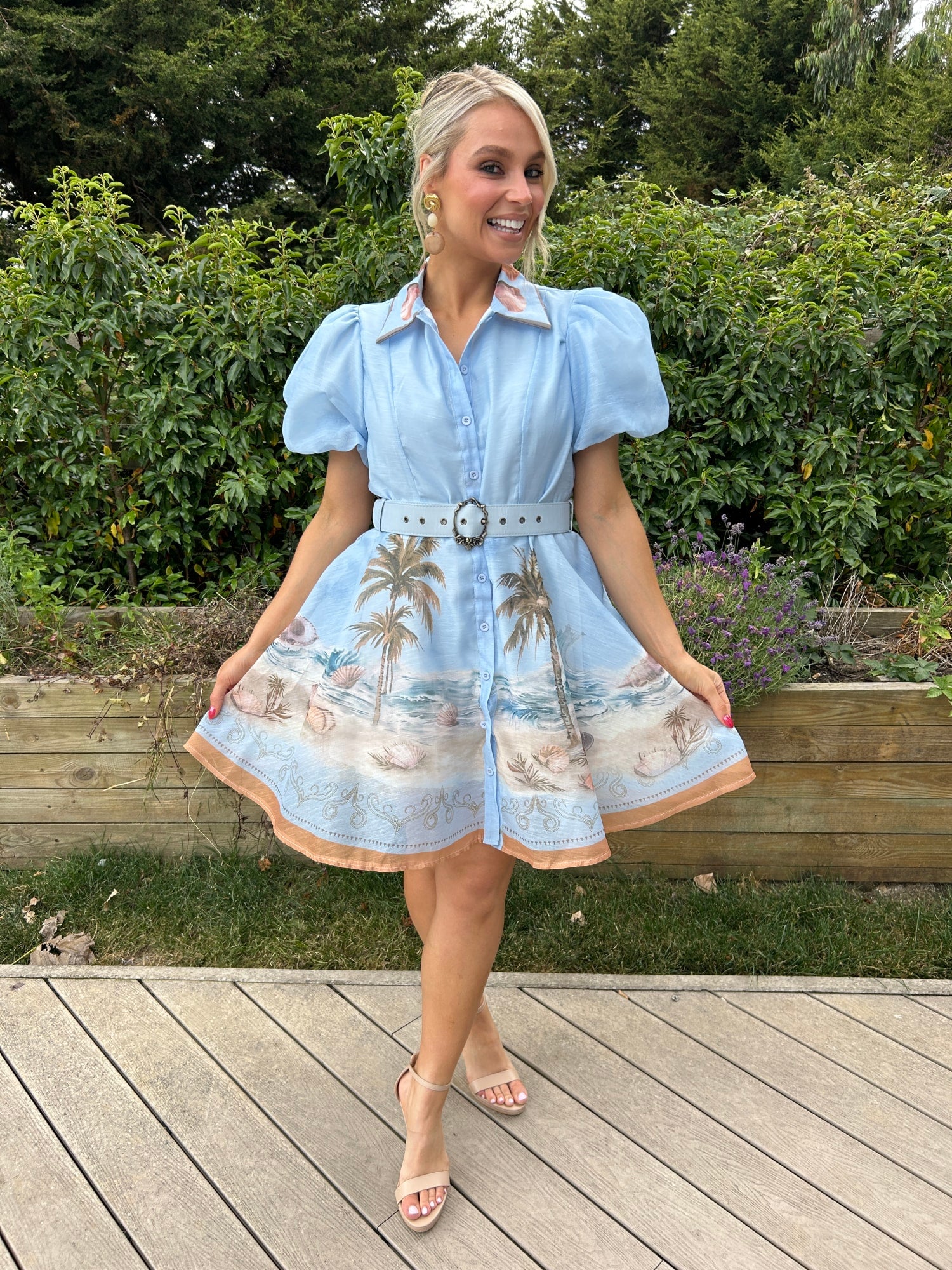 Saffia Dress Blue