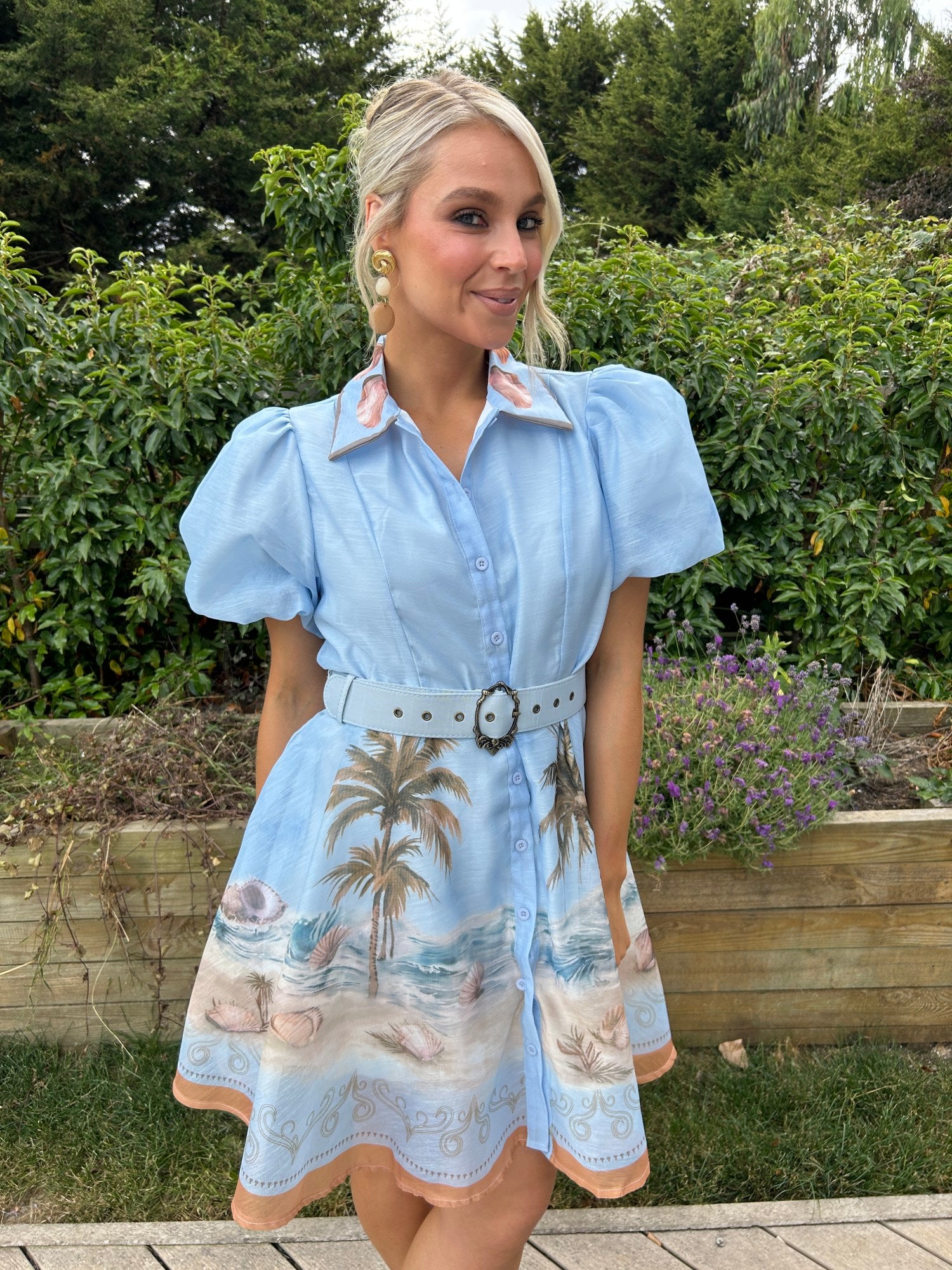 Saffia Dress Blue