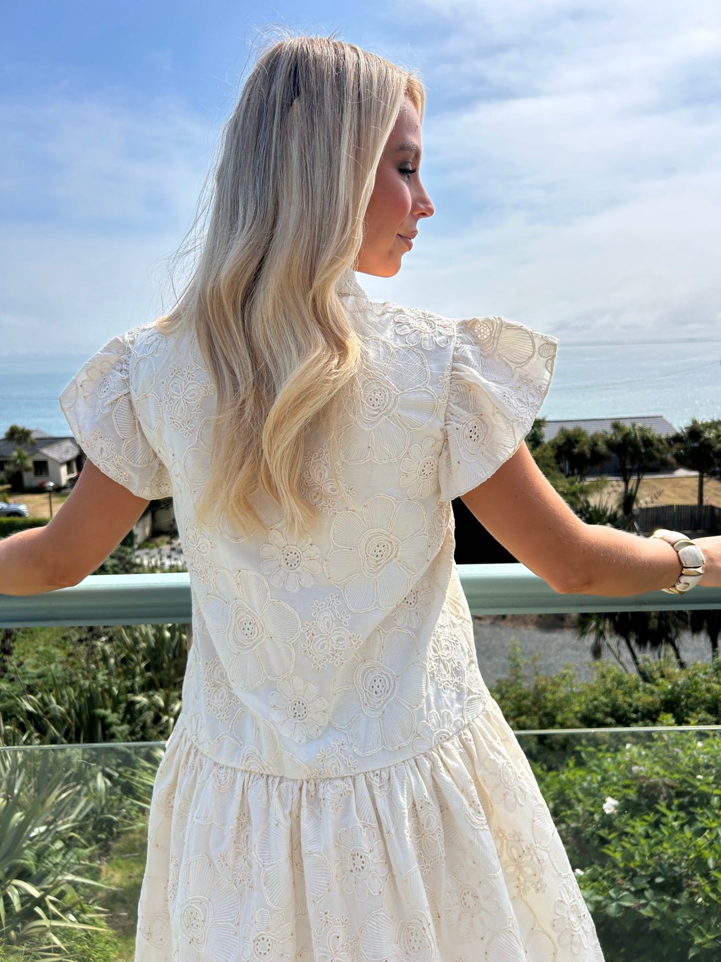  Hollie Cream Dress