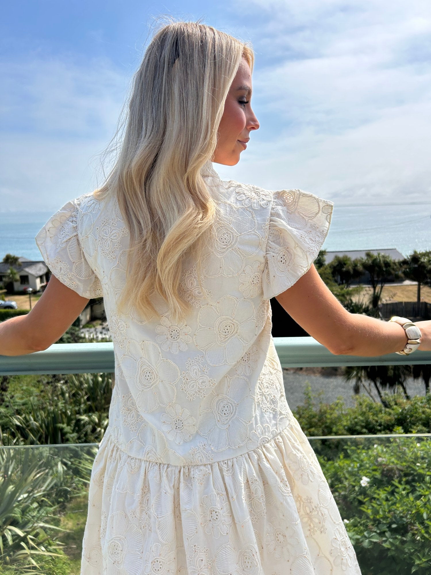  Hollie Cream Dress