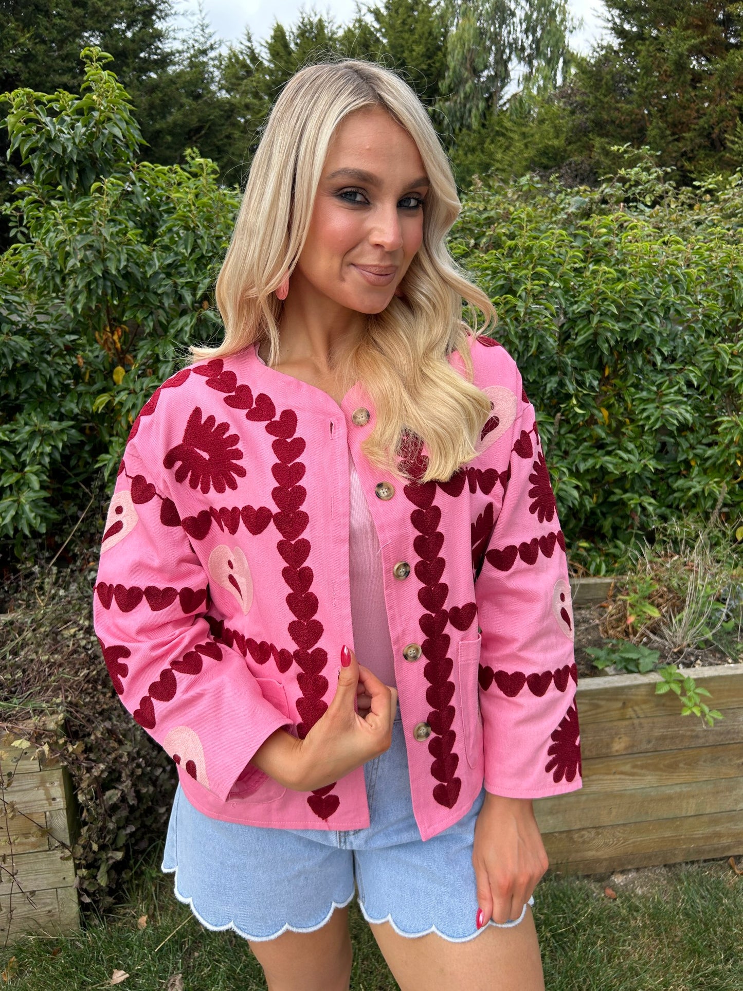 Everly Jacket Rose