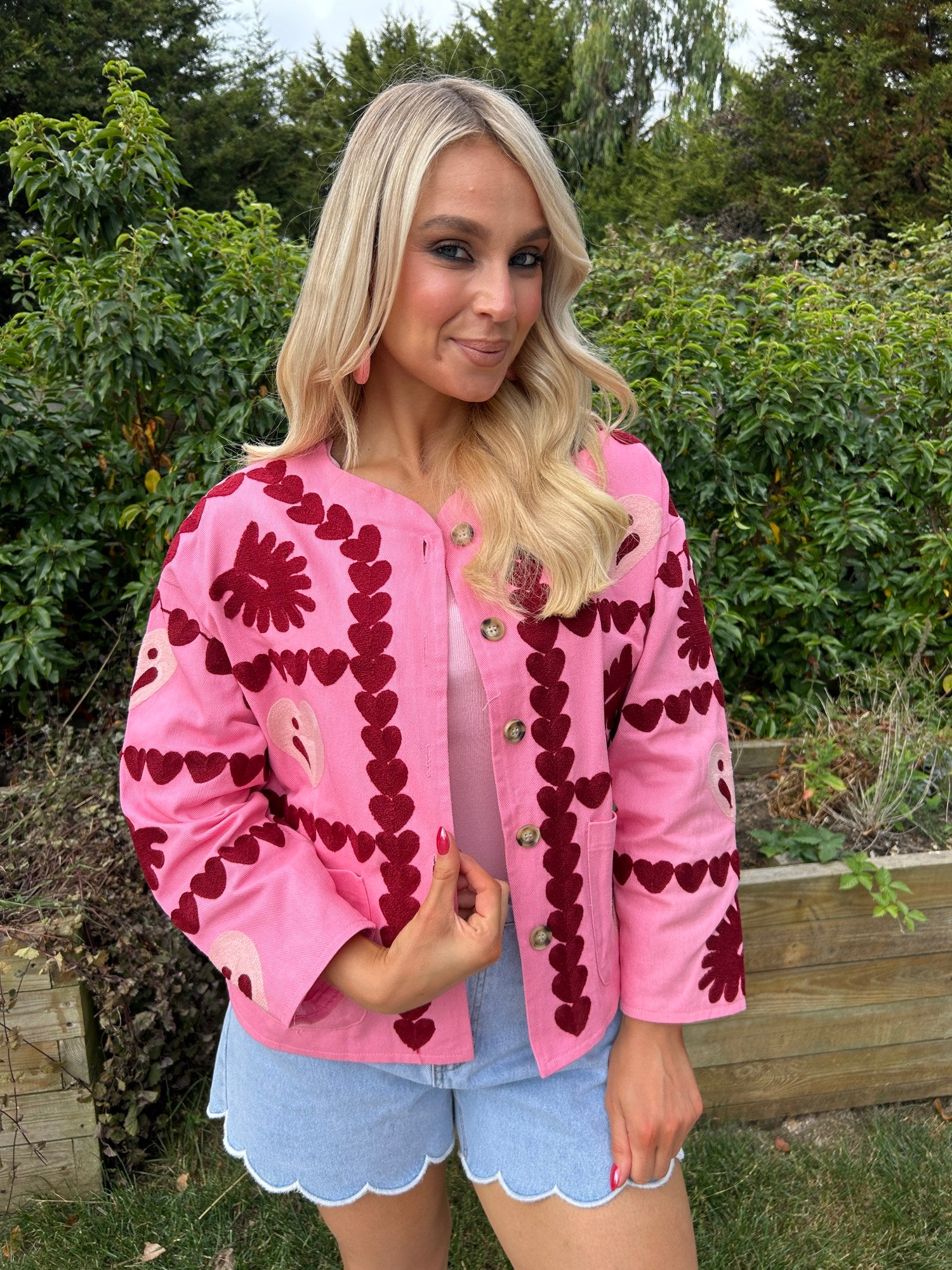 Everly Jacket Rose