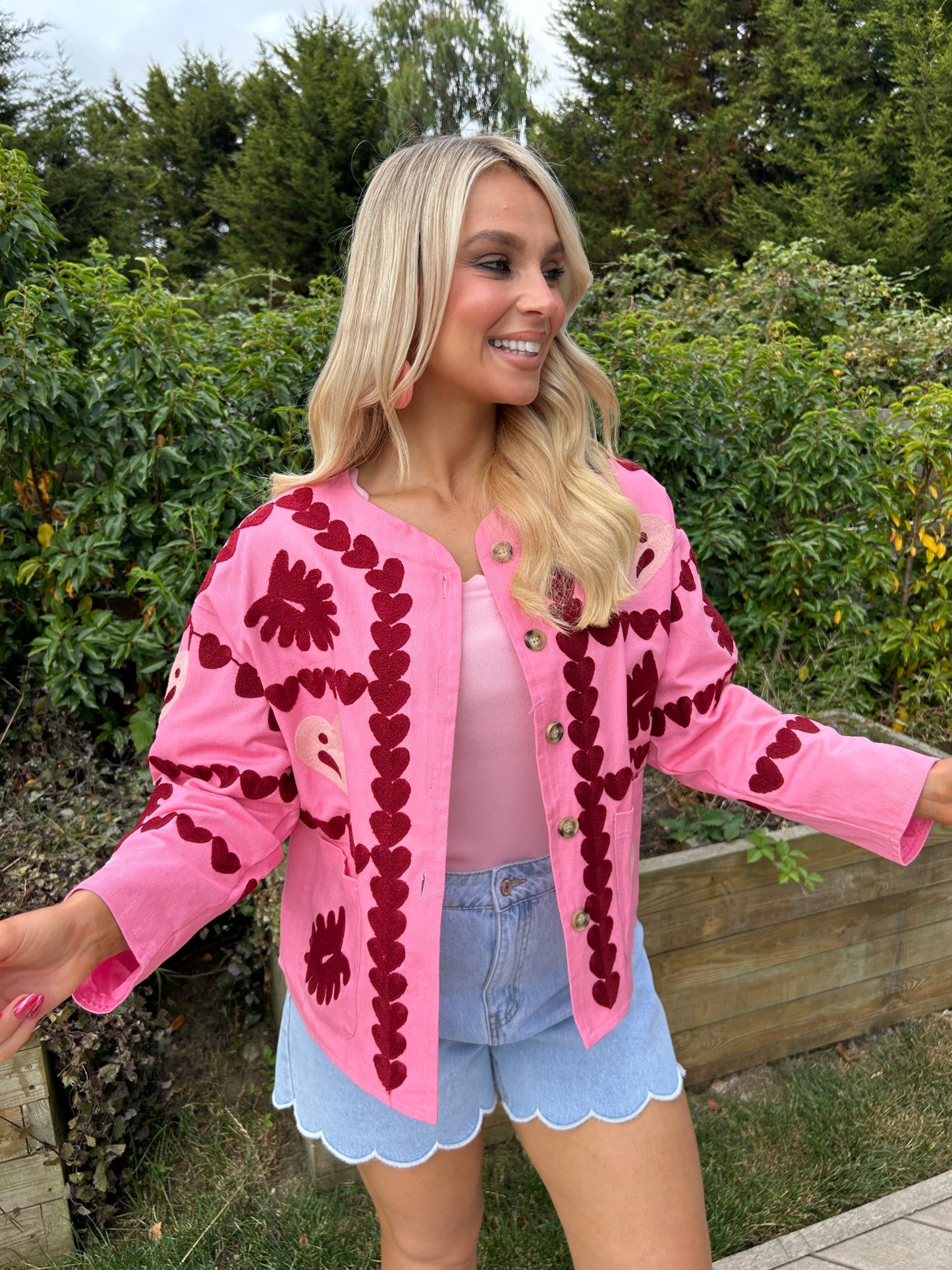 Everly Jacket Rose