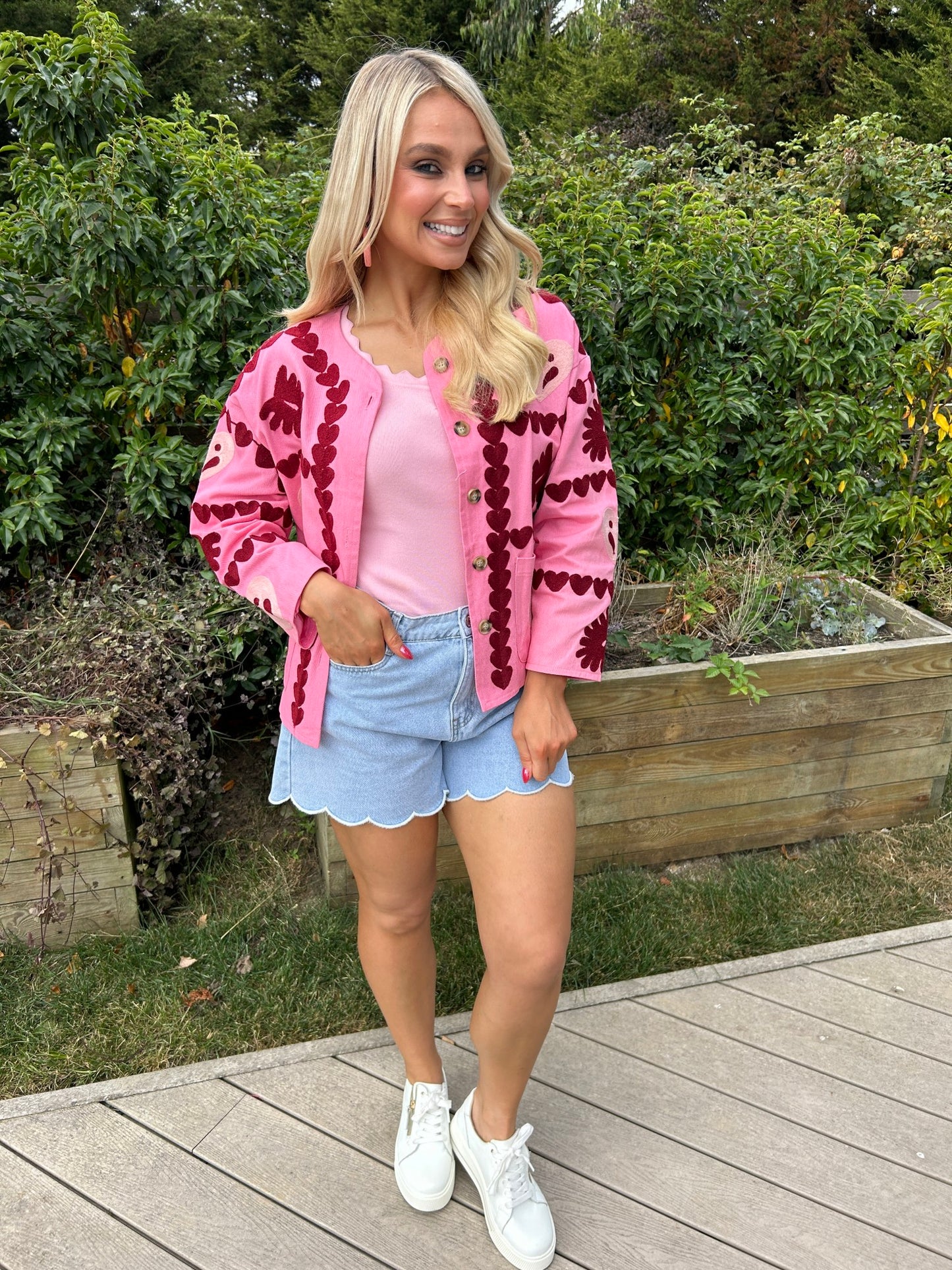 Everly Jacket Rose