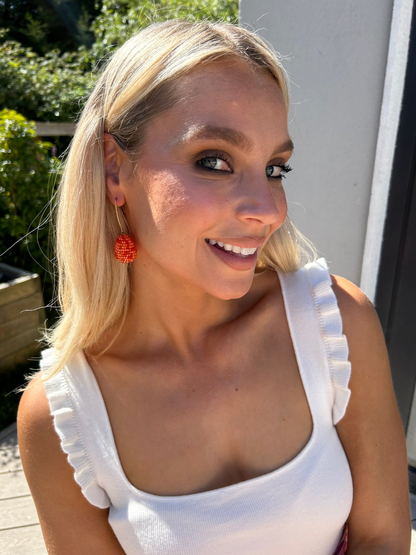 Ola Drop Earring Orange