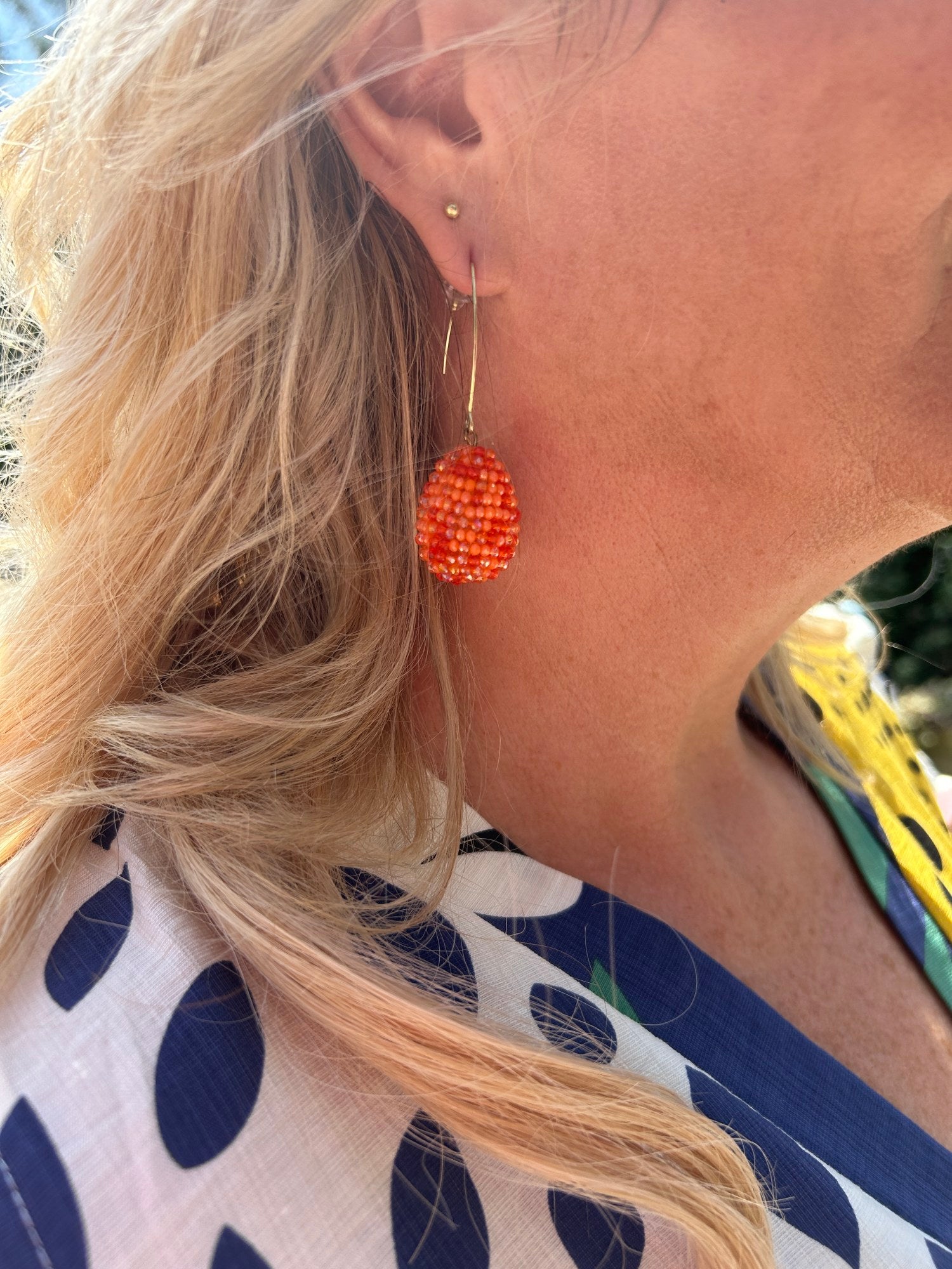 Ola Drop Earring Orange