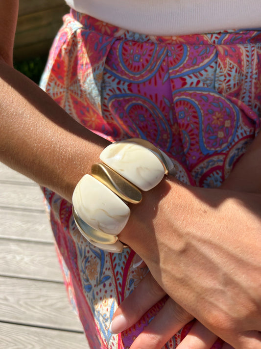 Portia Bracelet Ecru