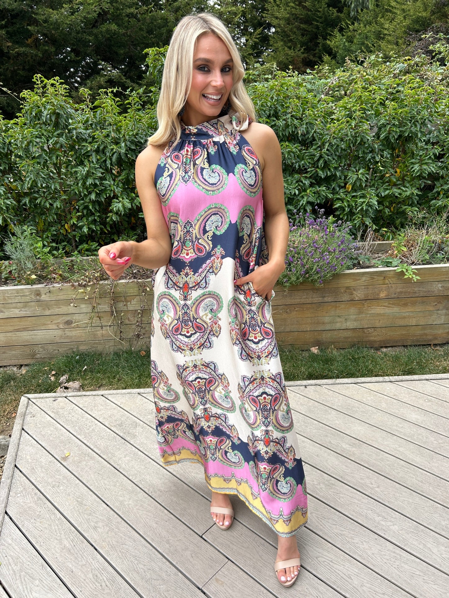 Nala Dress Navy - Image 3
