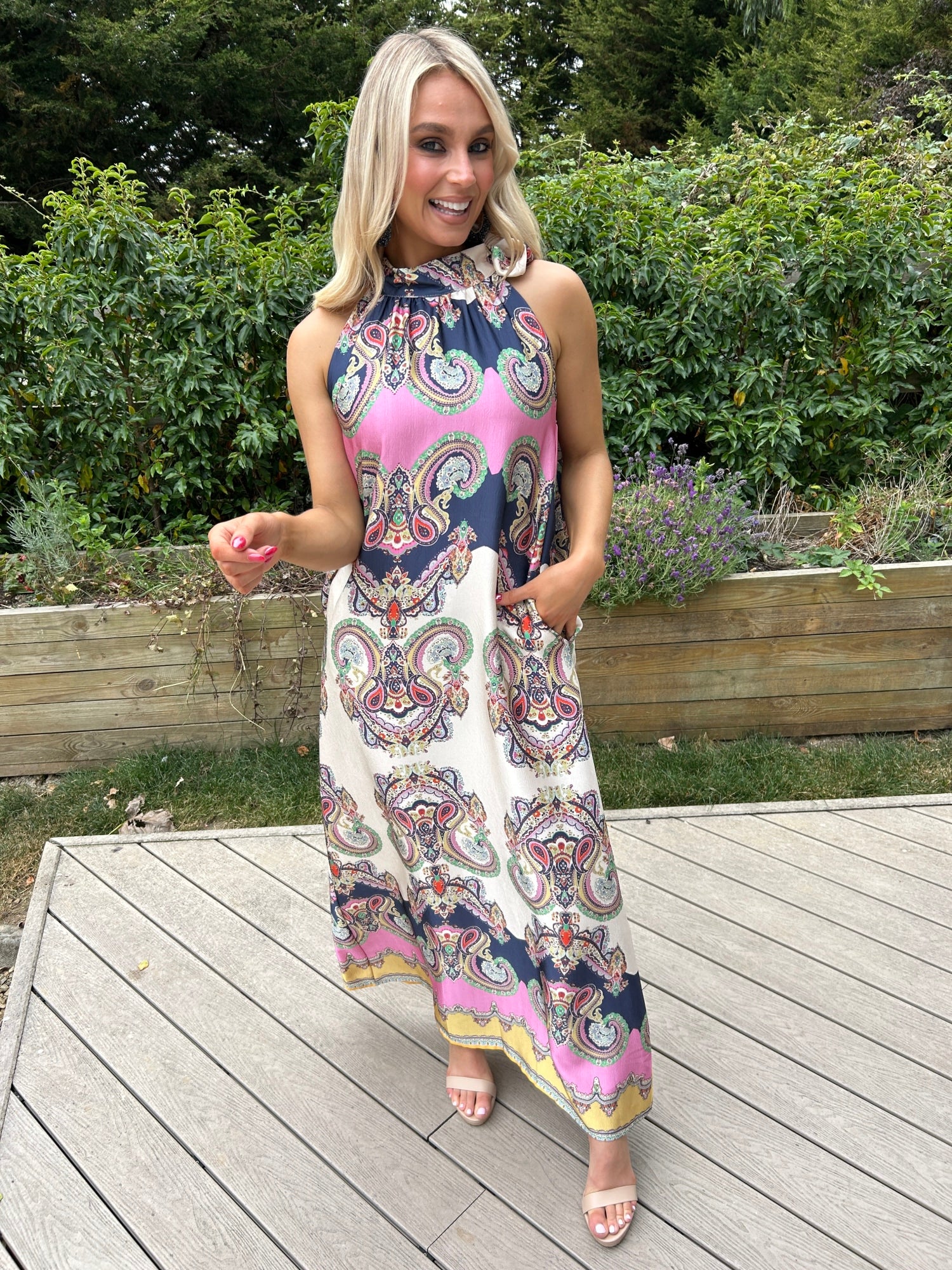 Nala Dress Navy - Image 3