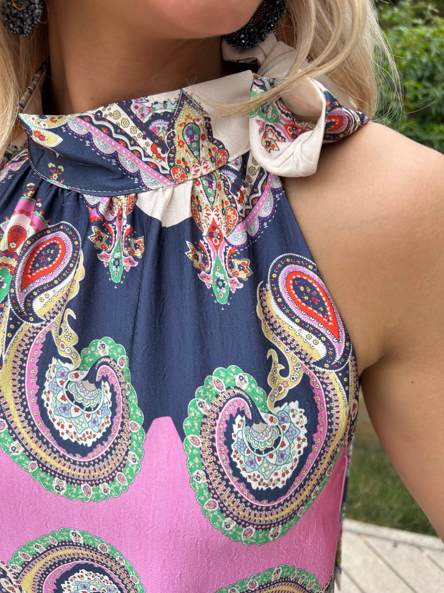 Nala Dress Navy - Image 5