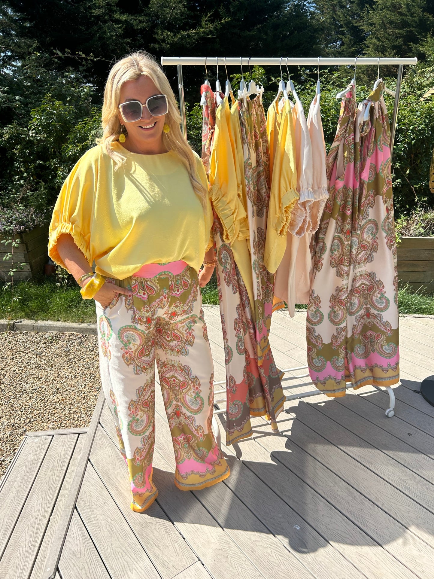 Lille Satin Top Yellow - Image 7