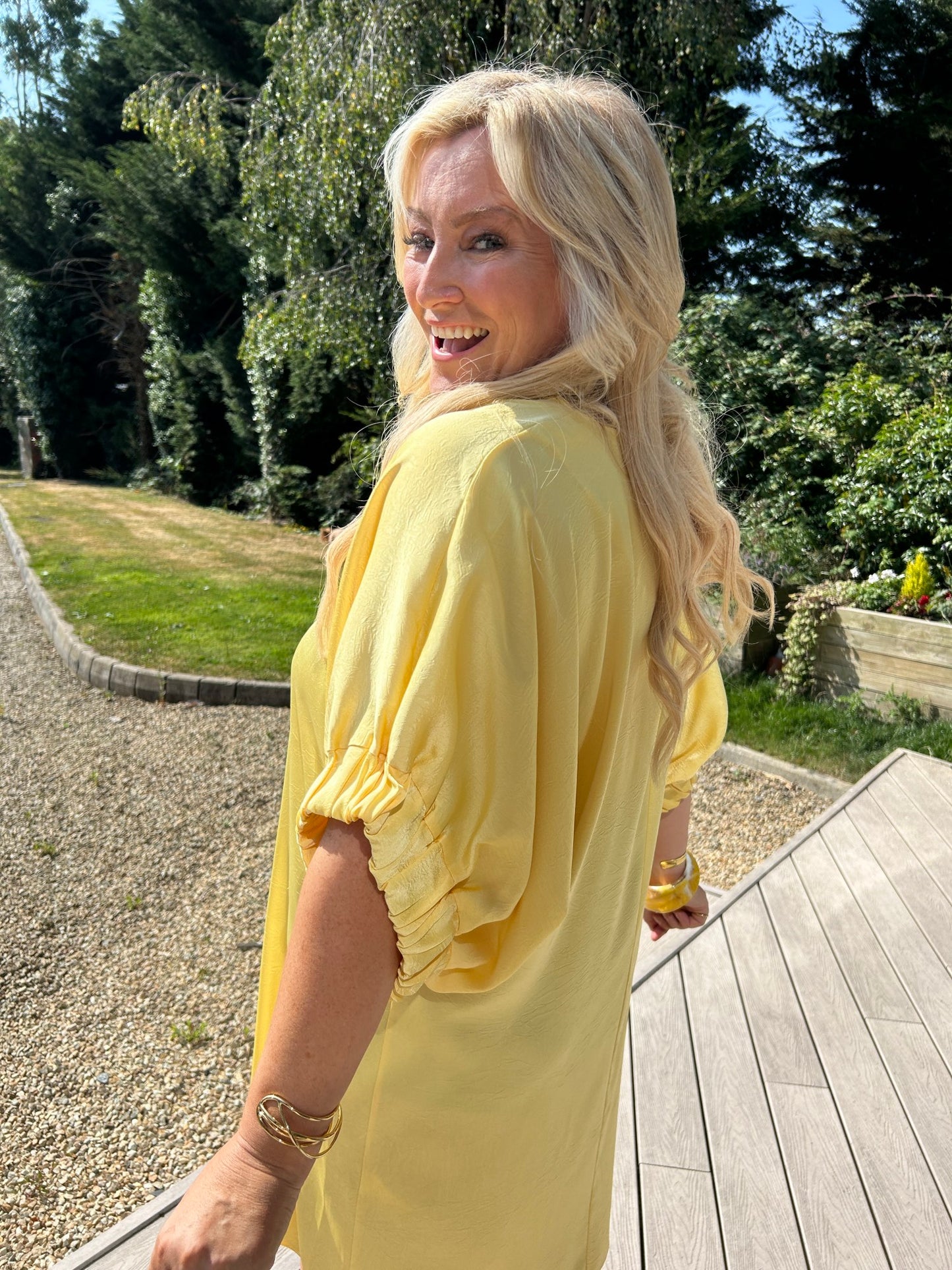 Marseille Dress Saffron - Image 3