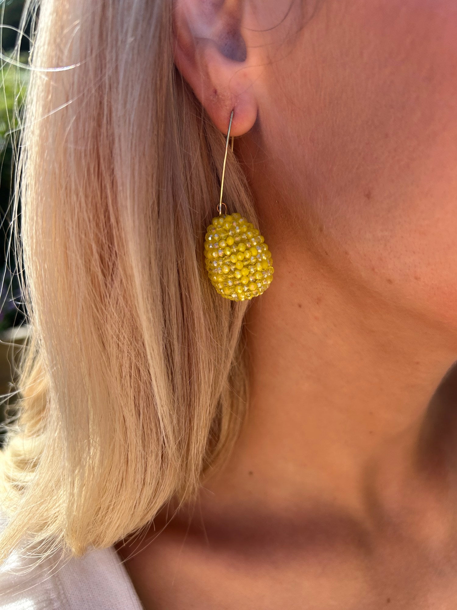 Ola Drop Earring Yellow
