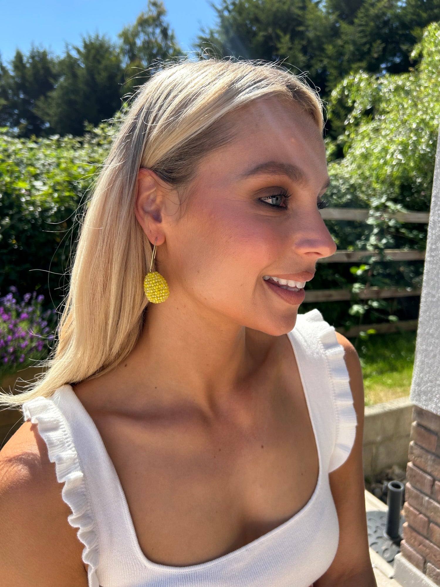 Ola Drop Earring Yellow