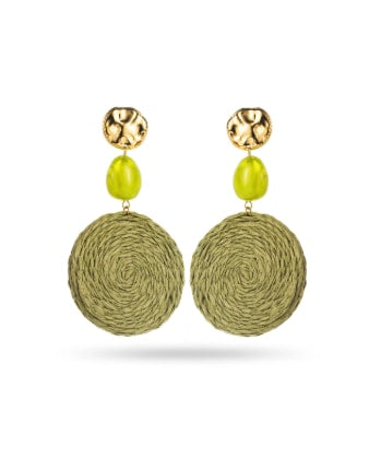 Ravi Earring Green