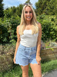 Fluer Denim Shorts