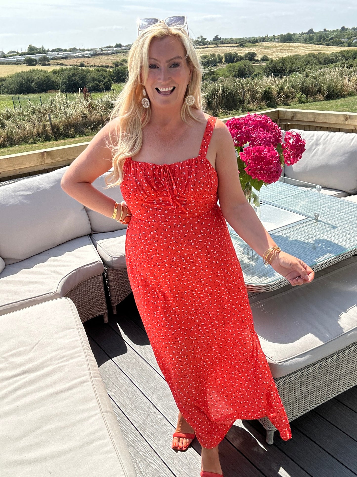 Gigi Red Dress - Image 4