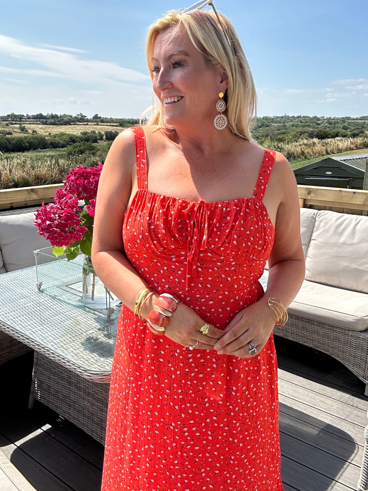 Gigi Red Dress - Image 7