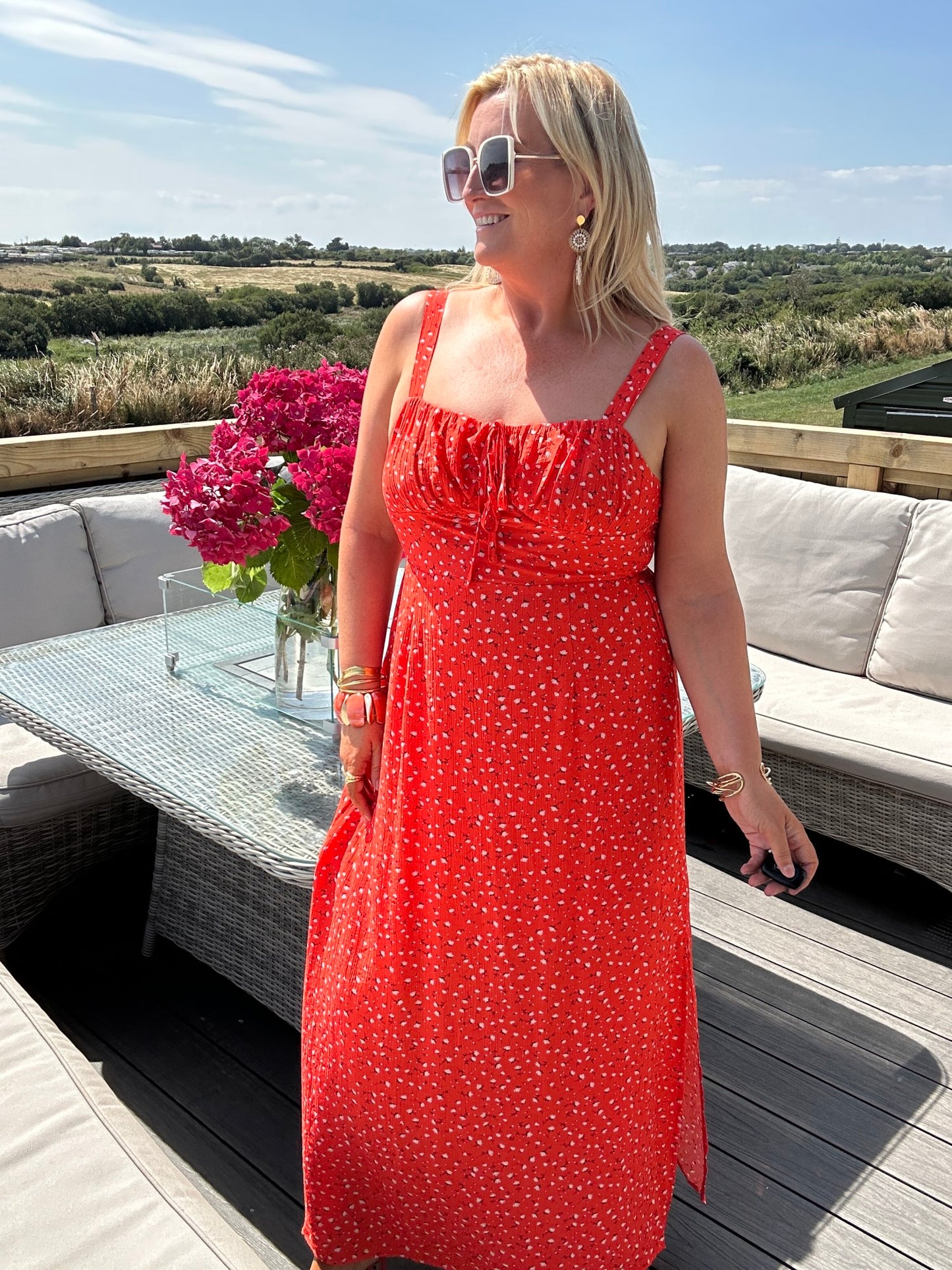 Gigi Red Dress - Image 8