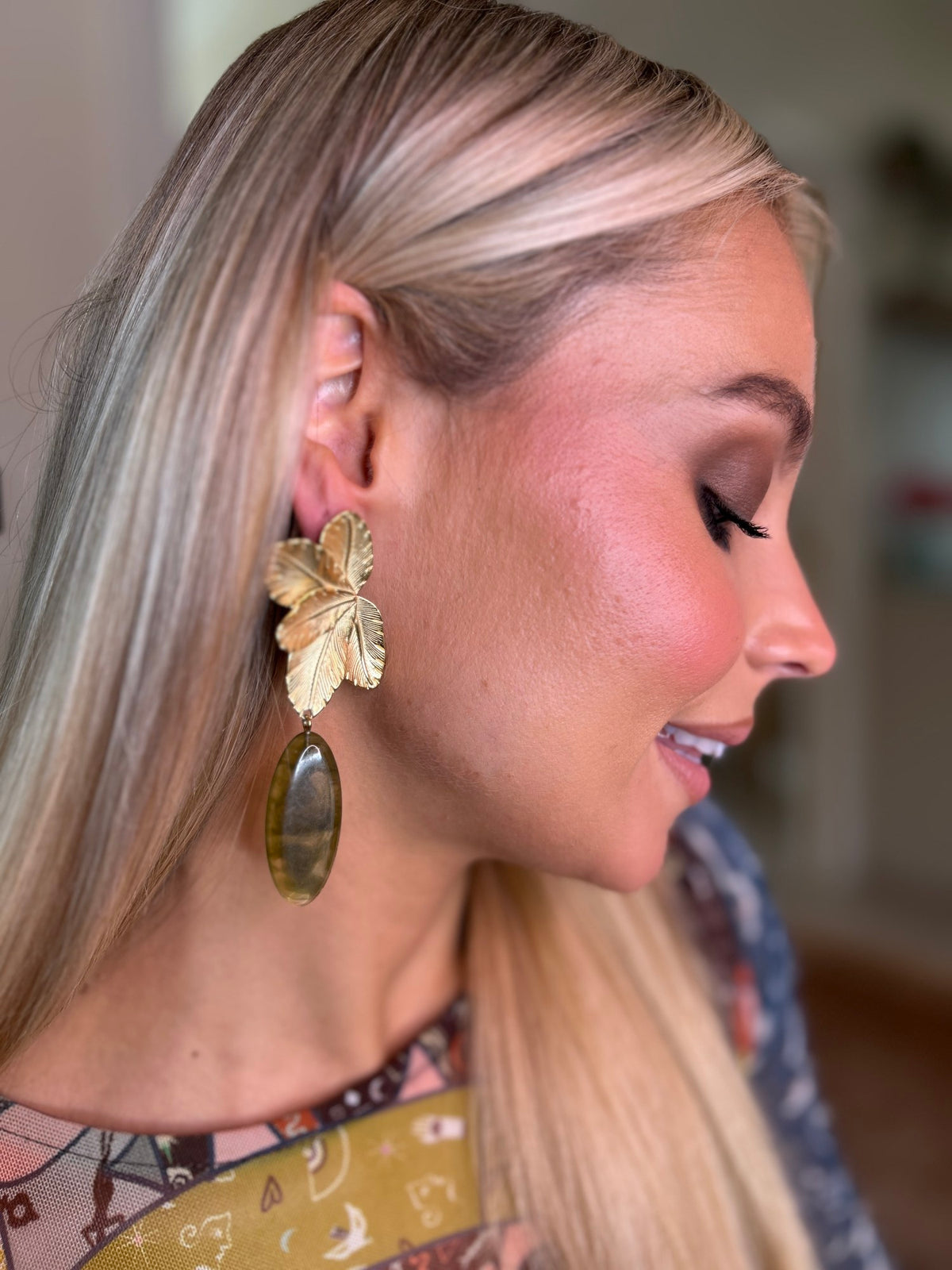 Isa Earring Green