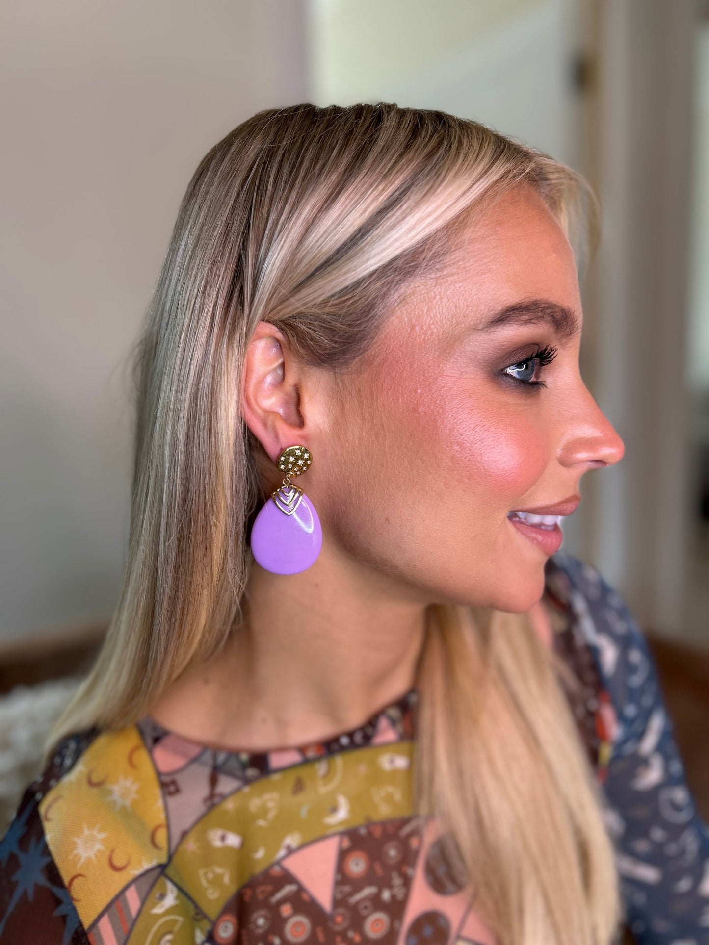 Zita Earring Purple