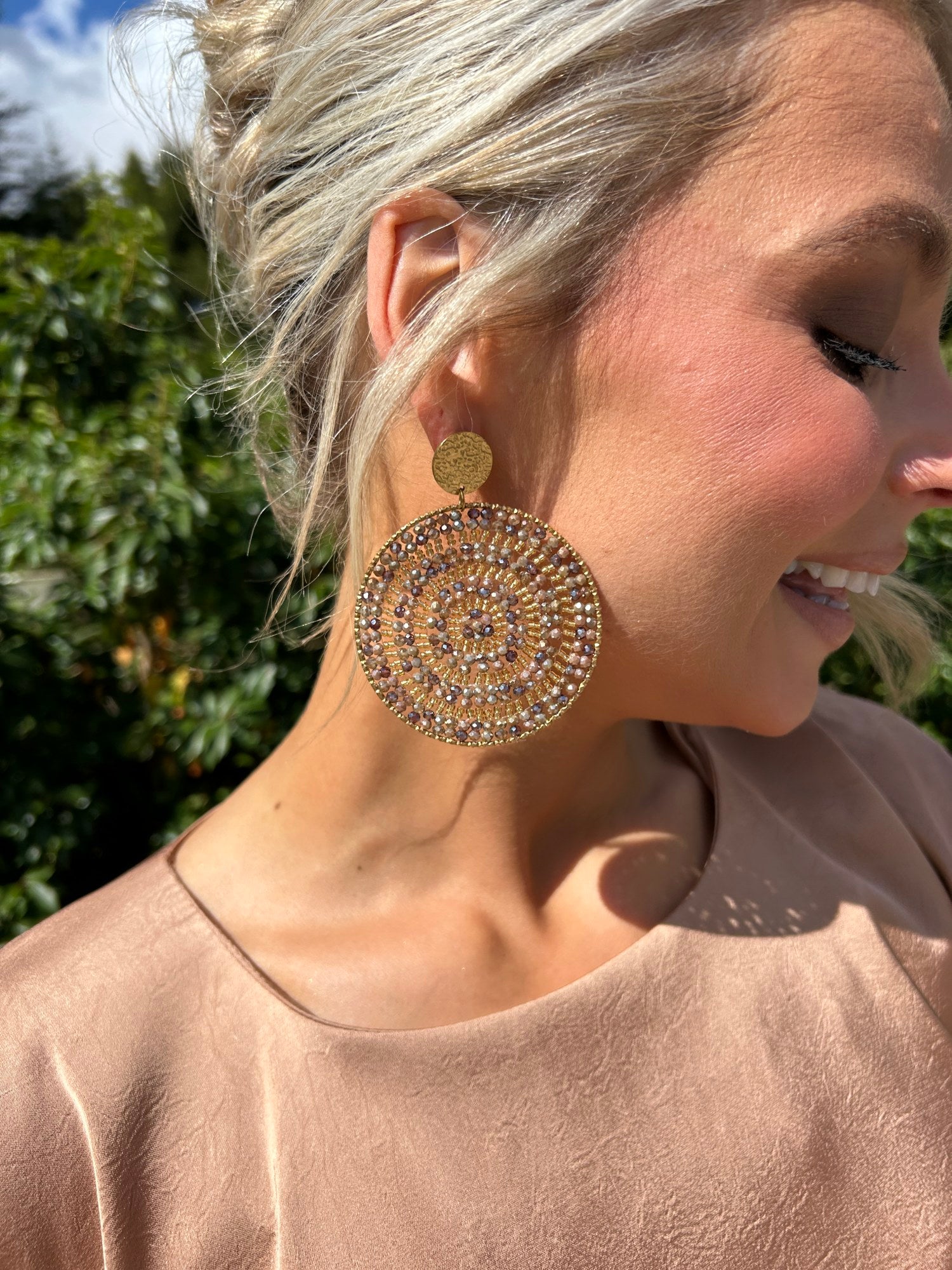 Sia Earring Bronze - Image 2