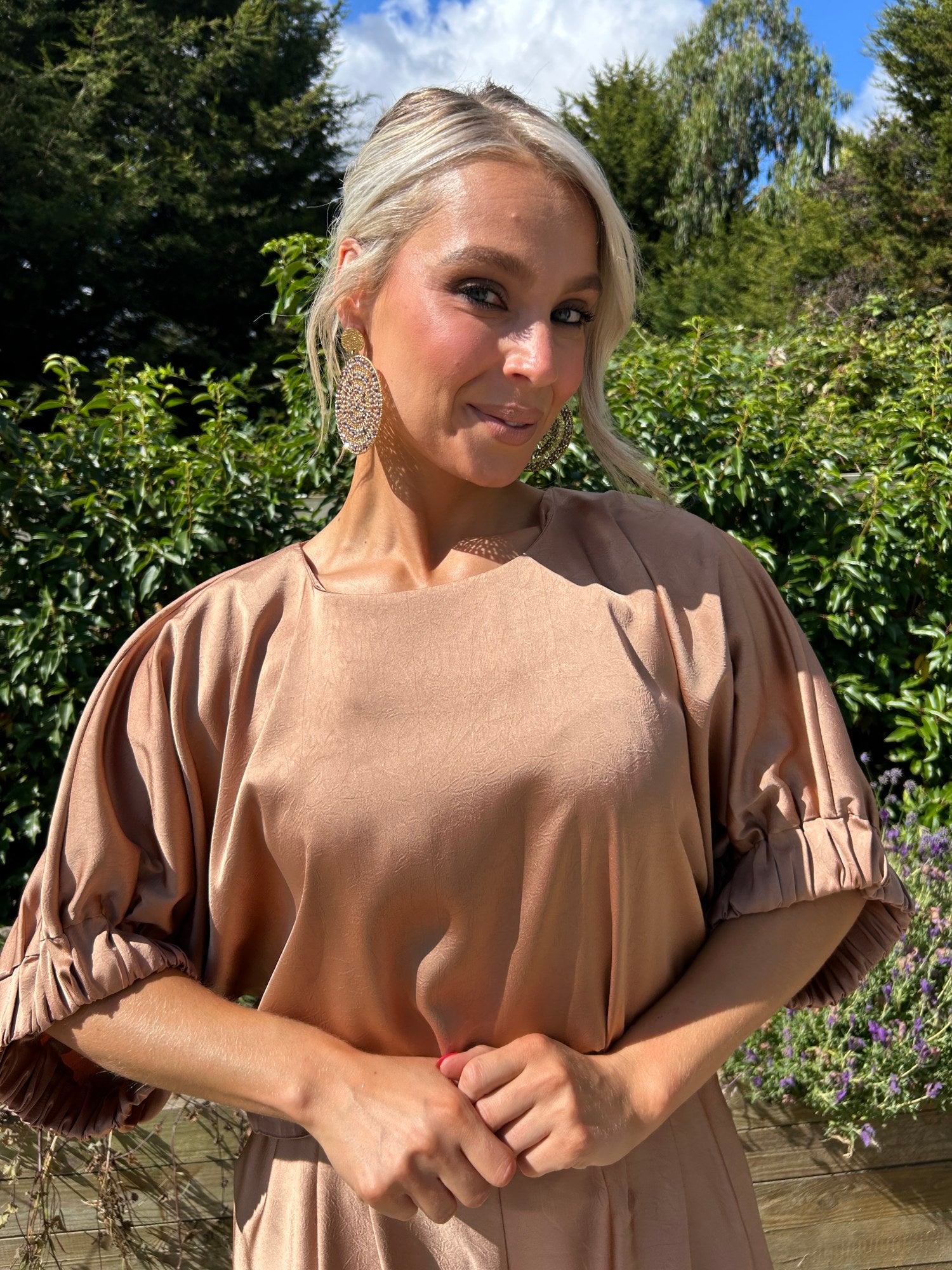 Sia Earring Bronze - Image 3