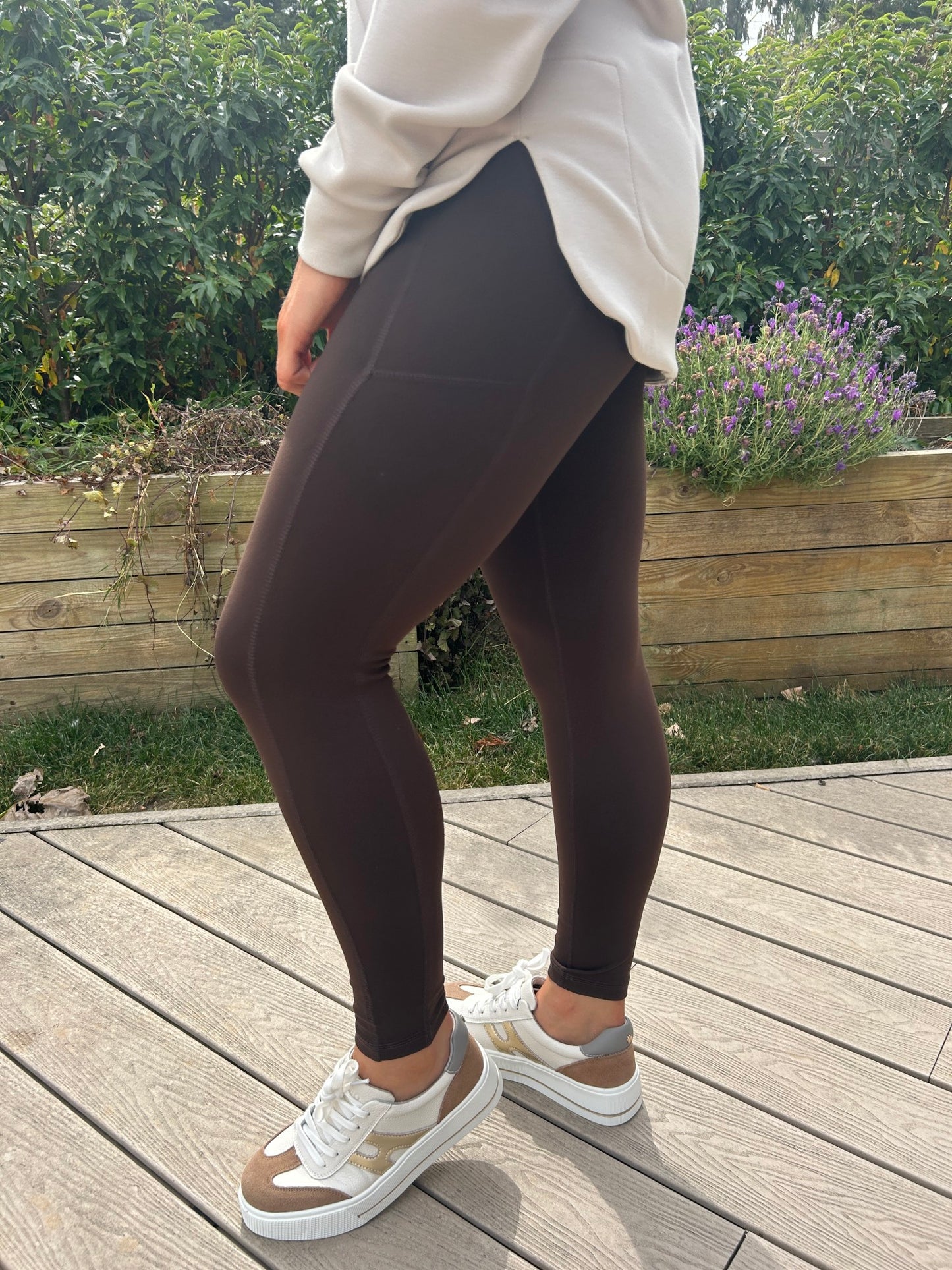 Nessa Leggings Chocolate - Image 3