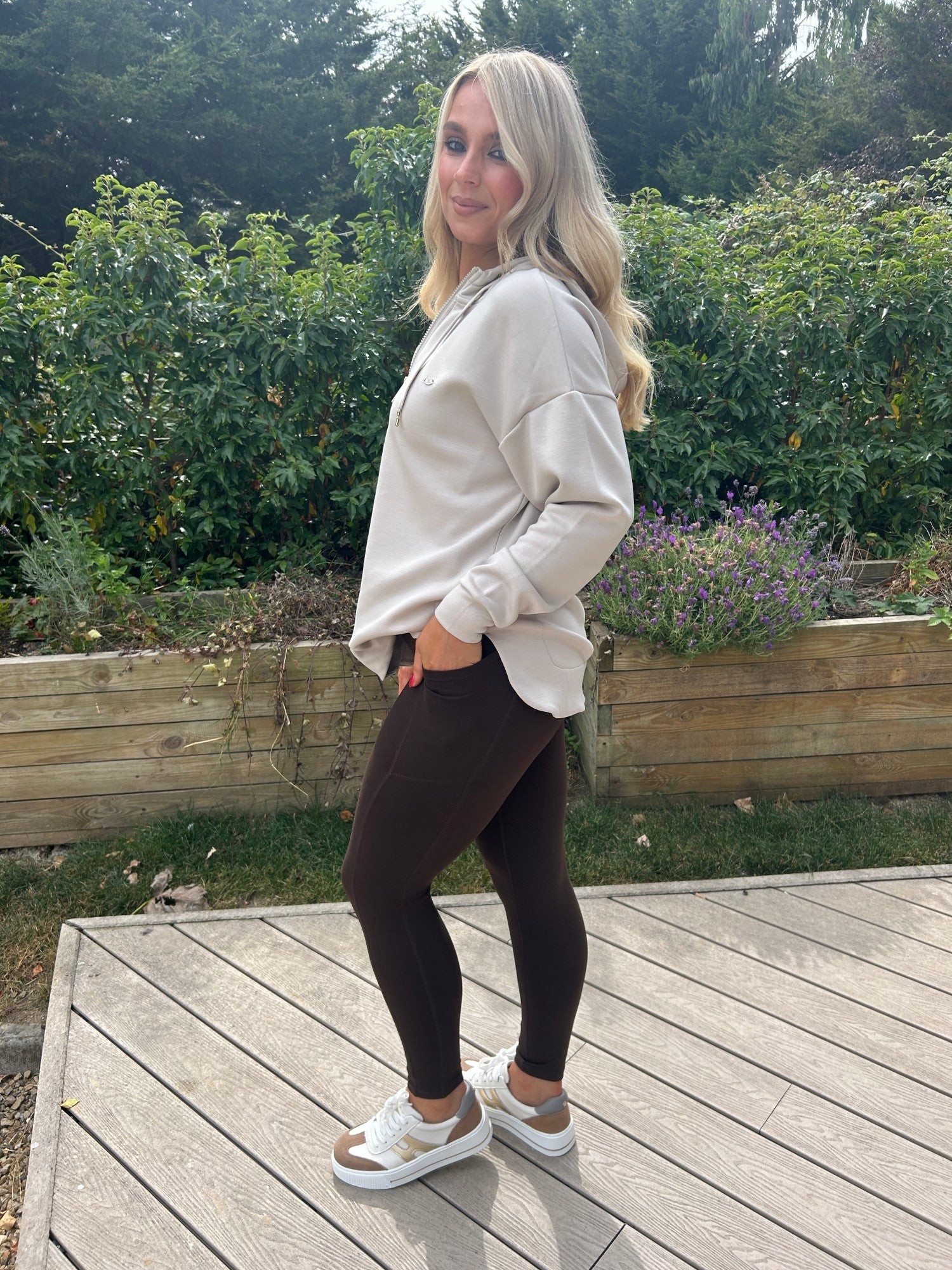 Nessa Leggings Chocolate - Image 2