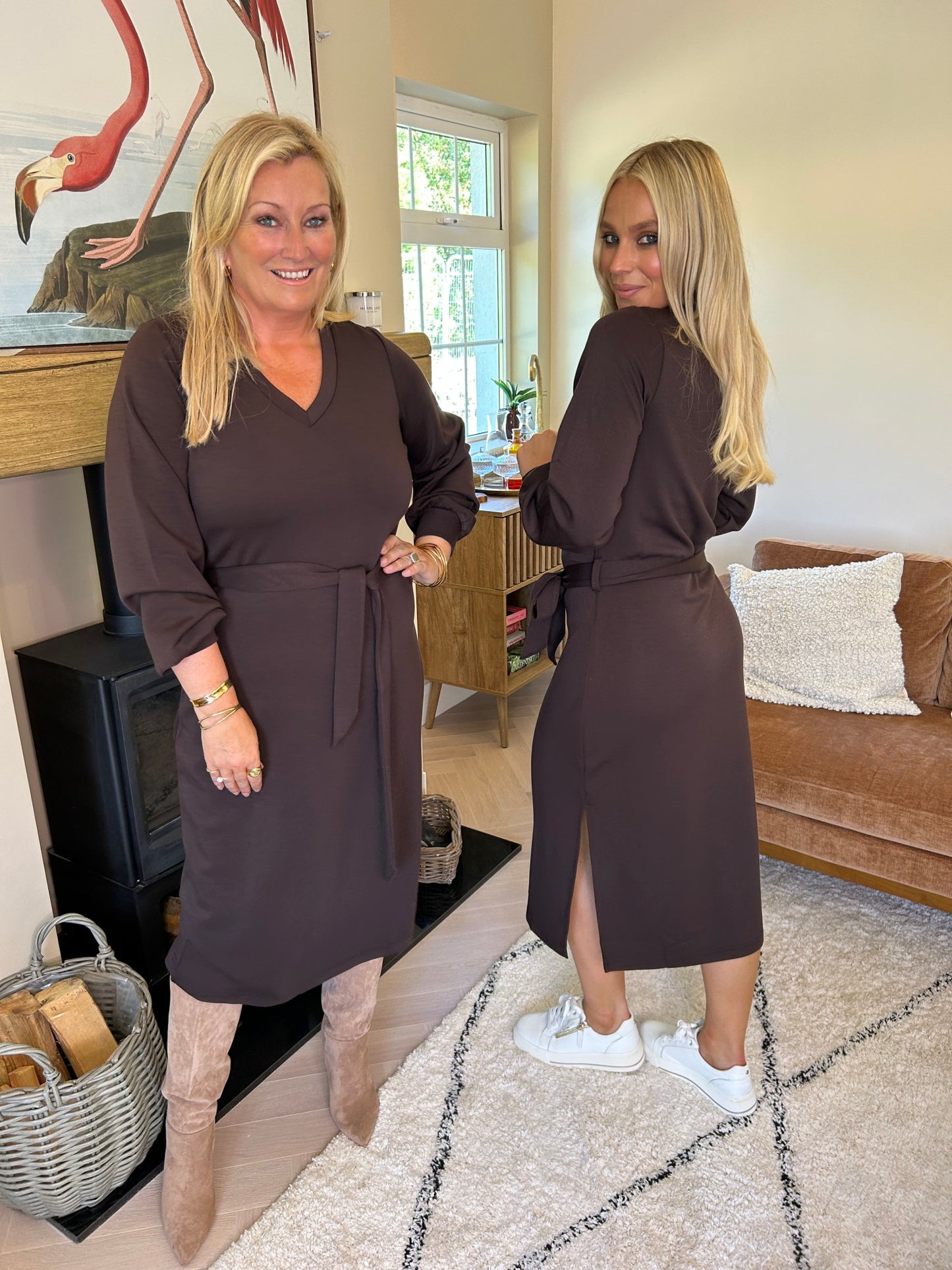 Celia Dress Chocolate - Image 2