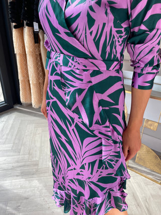 Tanya Asymmetric Midi Dress