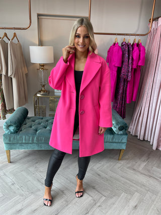 Nicola Pink Coat